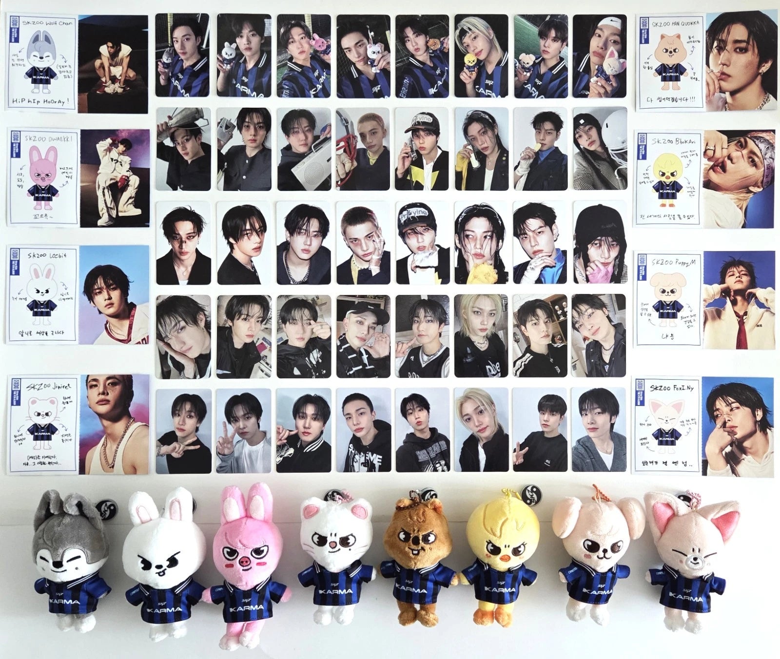 Stray Kids The 4th Album Karma SKZOO Ver. Official Photocard Keyring