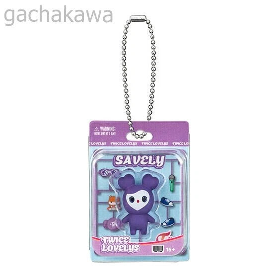 TWICE LOVELYS Blister Mascot Charm Figure Capsule Toy JAPAN limited BANDAI